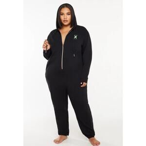 Savage X Fenty Forever Savage Hooded One Piece Jumpsuit Unisex 4X Lounge Cozy